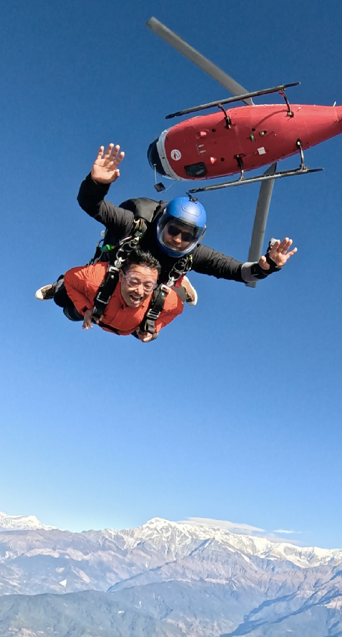 Skydiving at Pokhara