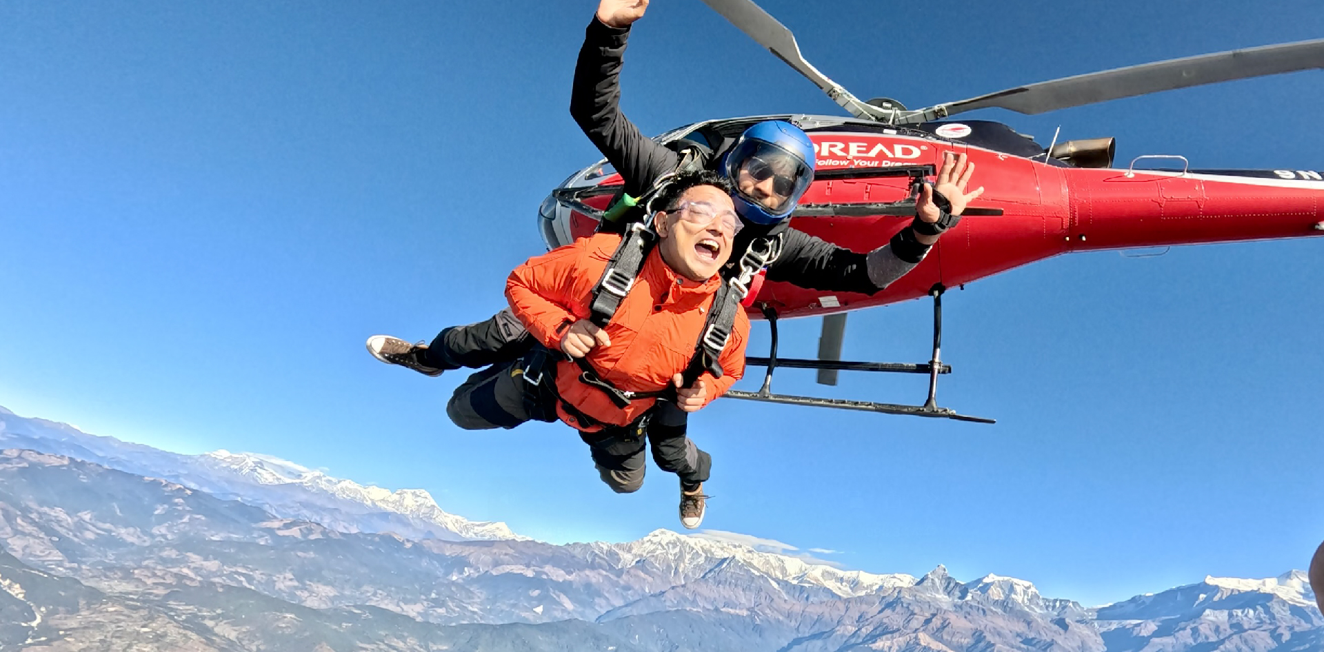 Skydiving at Pokhara