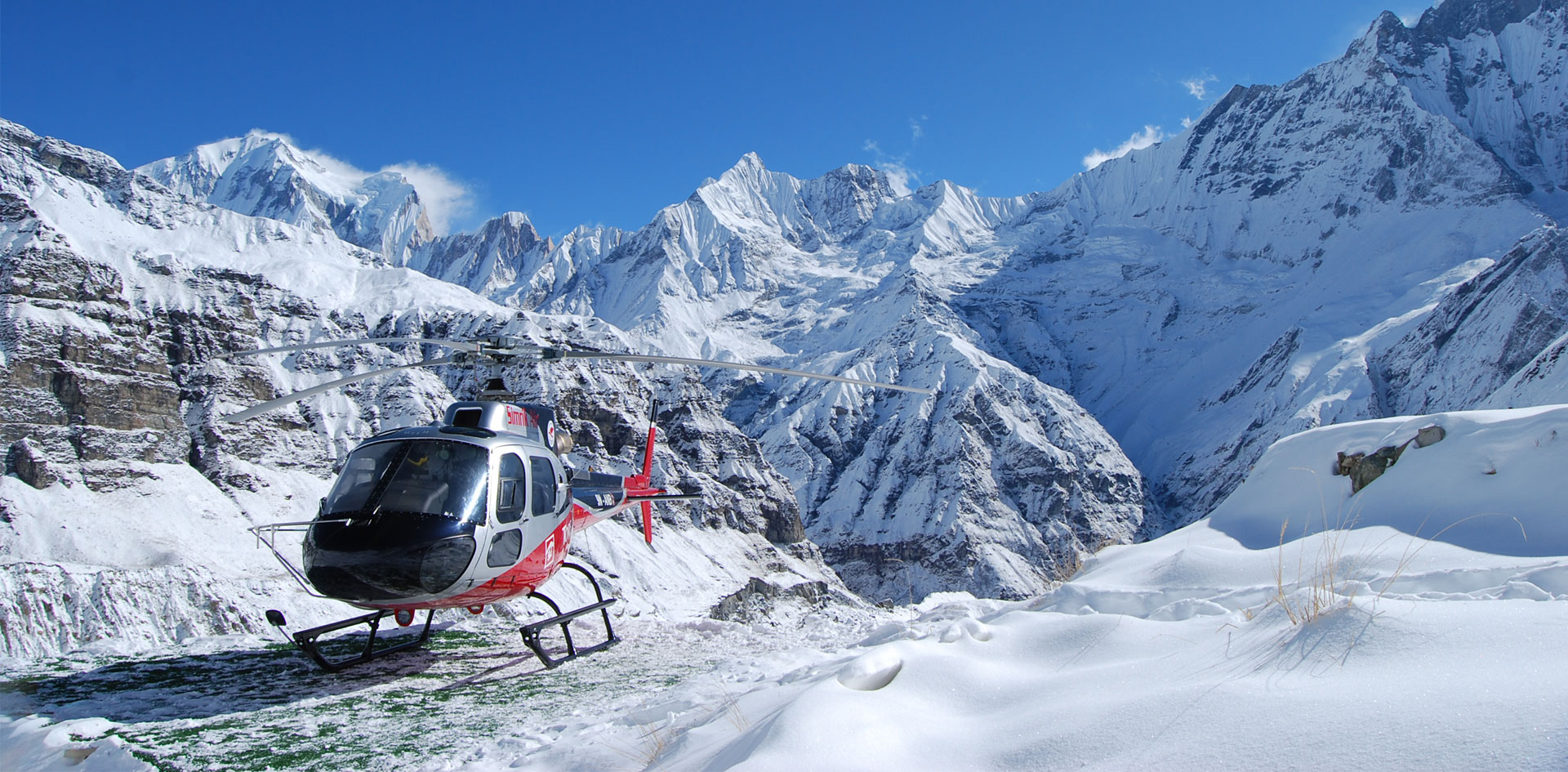 Annapurna base camp helicopter tour sharing basis