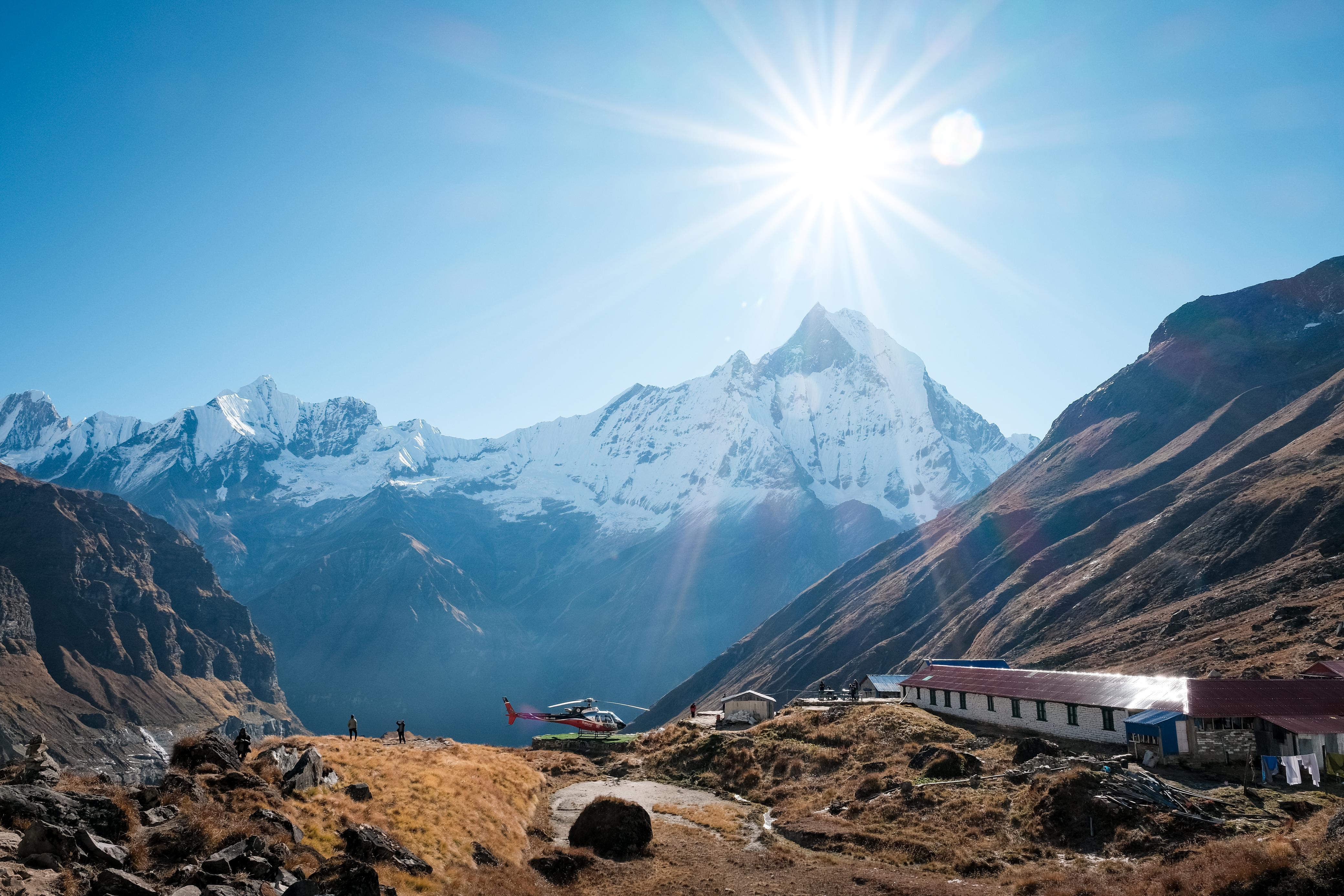 Annapurna base camp Helicopter tour on sharing basis