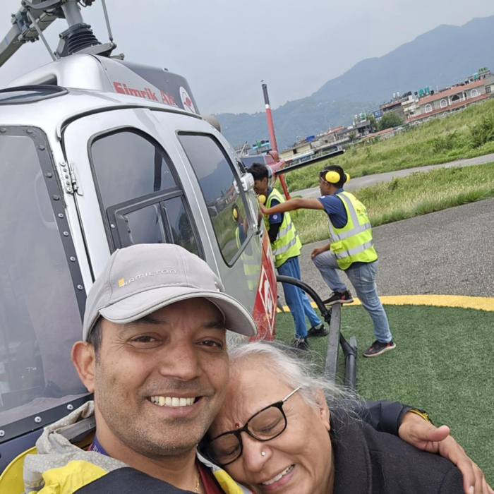Simrik Air Flies 74-Year-Old Passenger to Muktinath and Tilicho