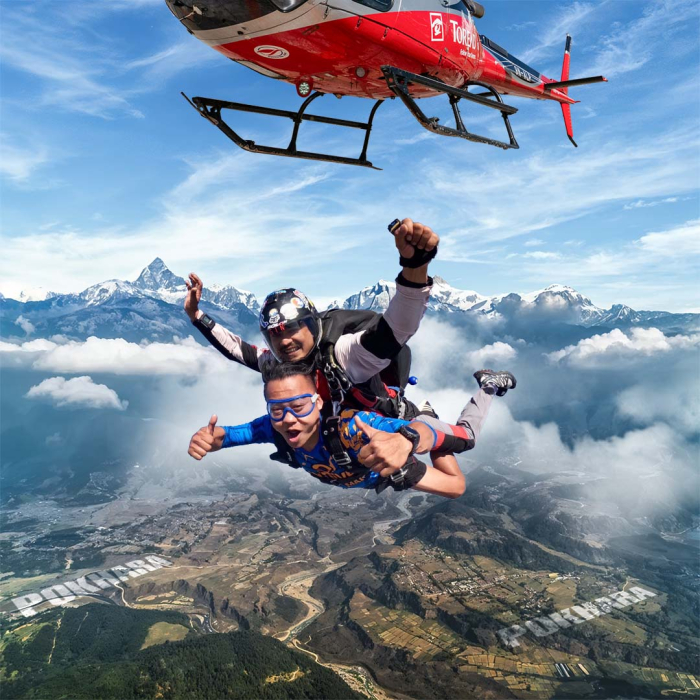 Skydiving at Pokhara - VIP Package