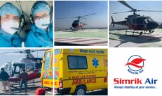 Emergency Medical Evacuation by Simrik Air Helicopter